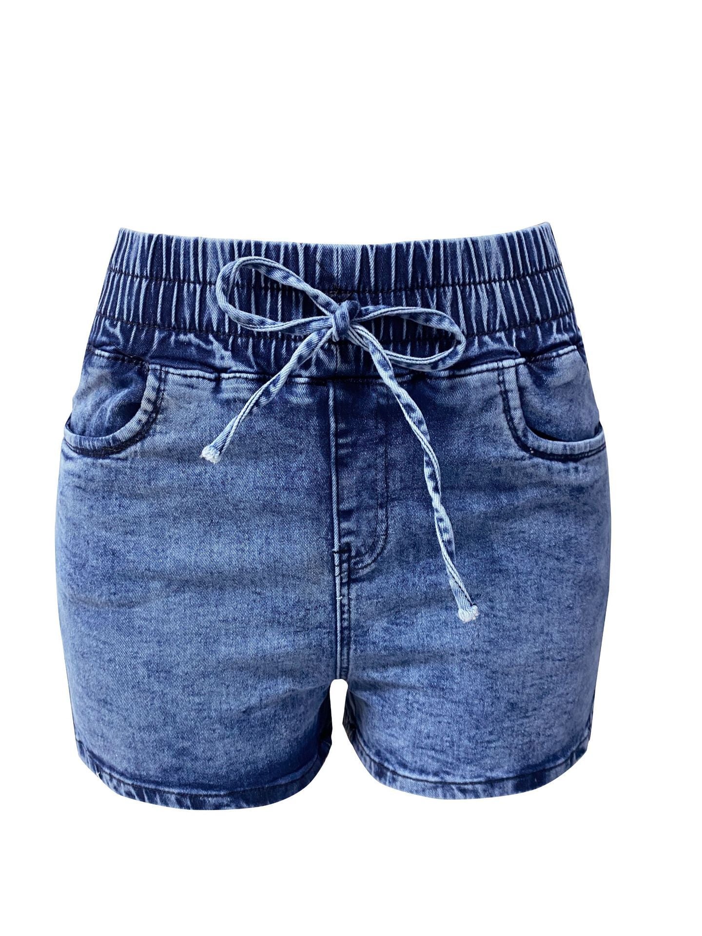 Women's Spring And Summer New Tight Denim Shorts