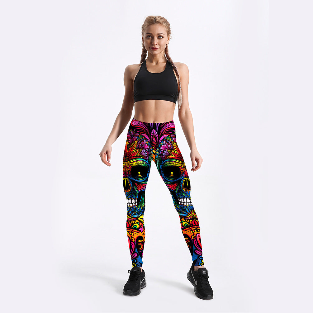 Women's slim sports Printed Leggings