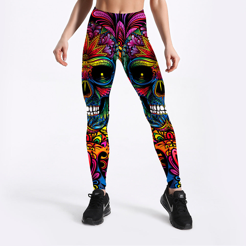 Women's slim sports Printed Leggings