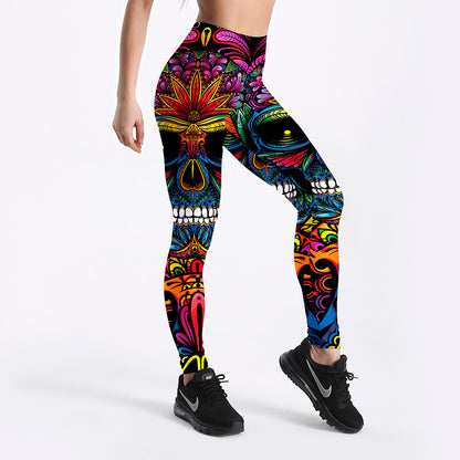 Women's slim sports Printed Leggings