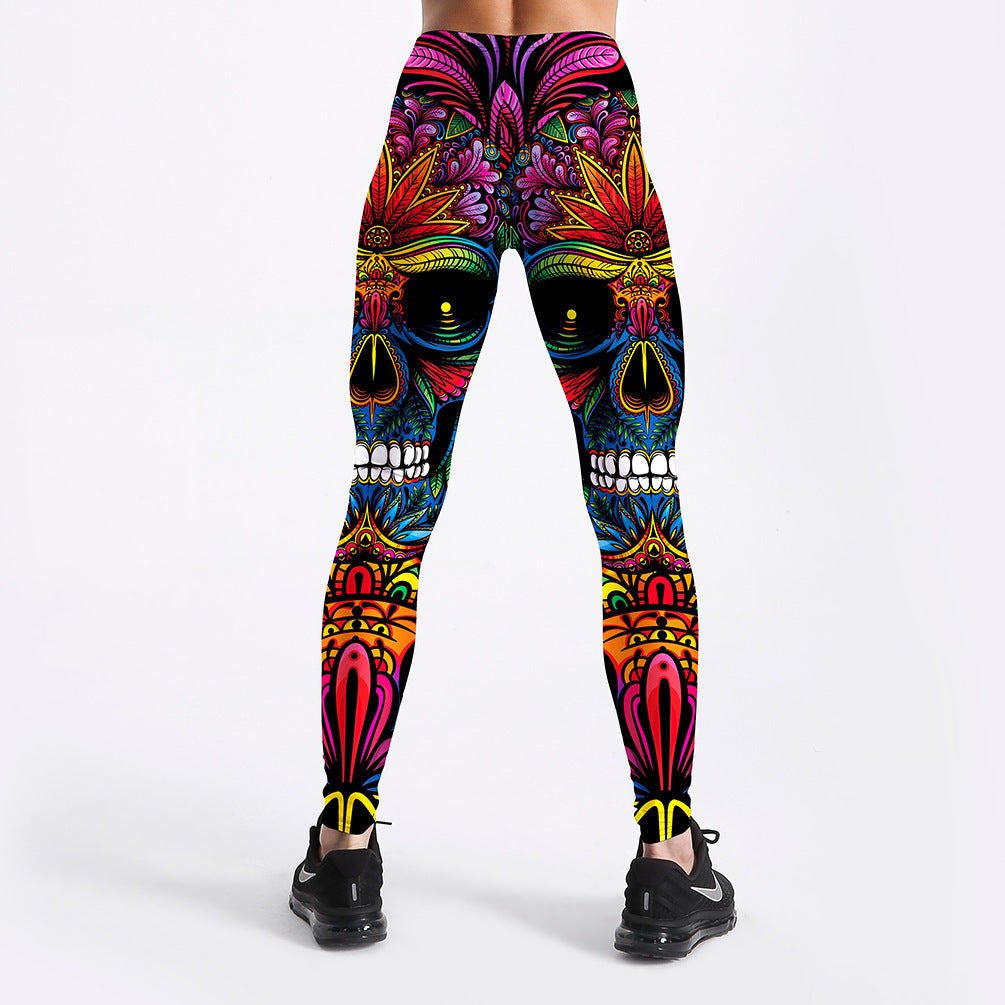 Women's slim sports Printed Leggings