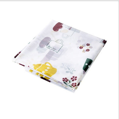 Pastoral waterproof and oil-proof table cloth disposable tablecloth Plastic restaurant tablecloth rectangular table mat