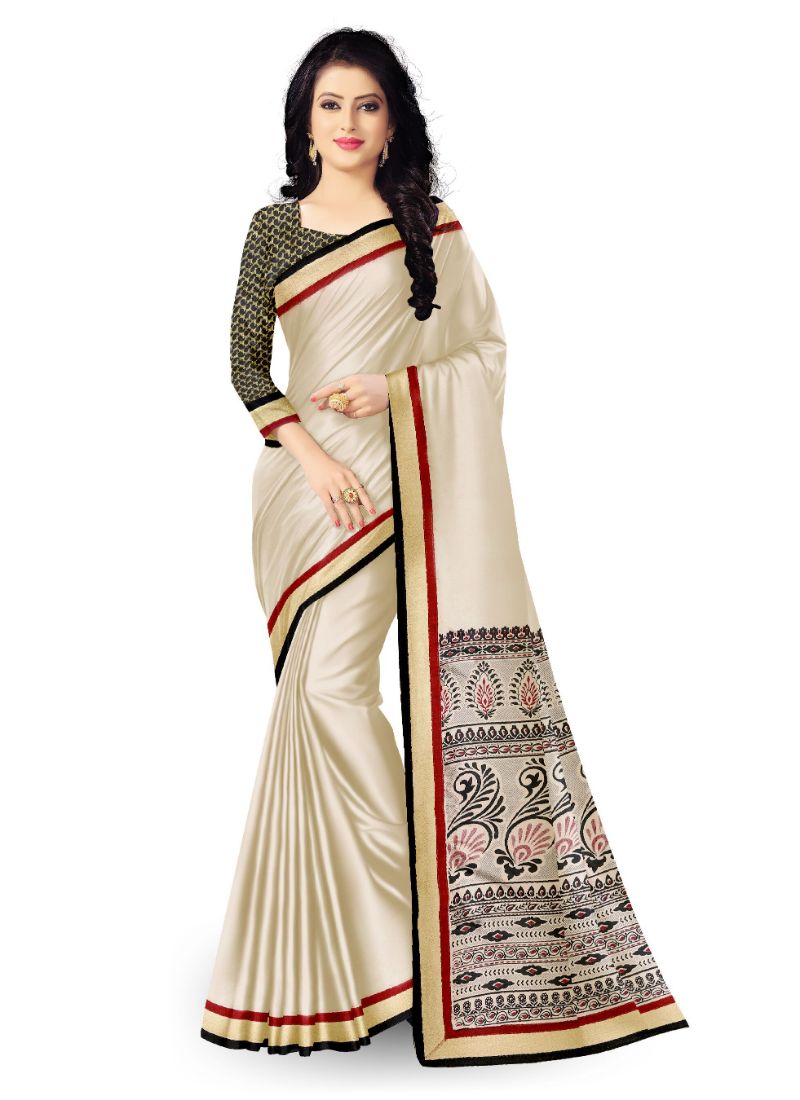 Generic Women's Art Silk Saree (Multi, 5.5-6mtrs)