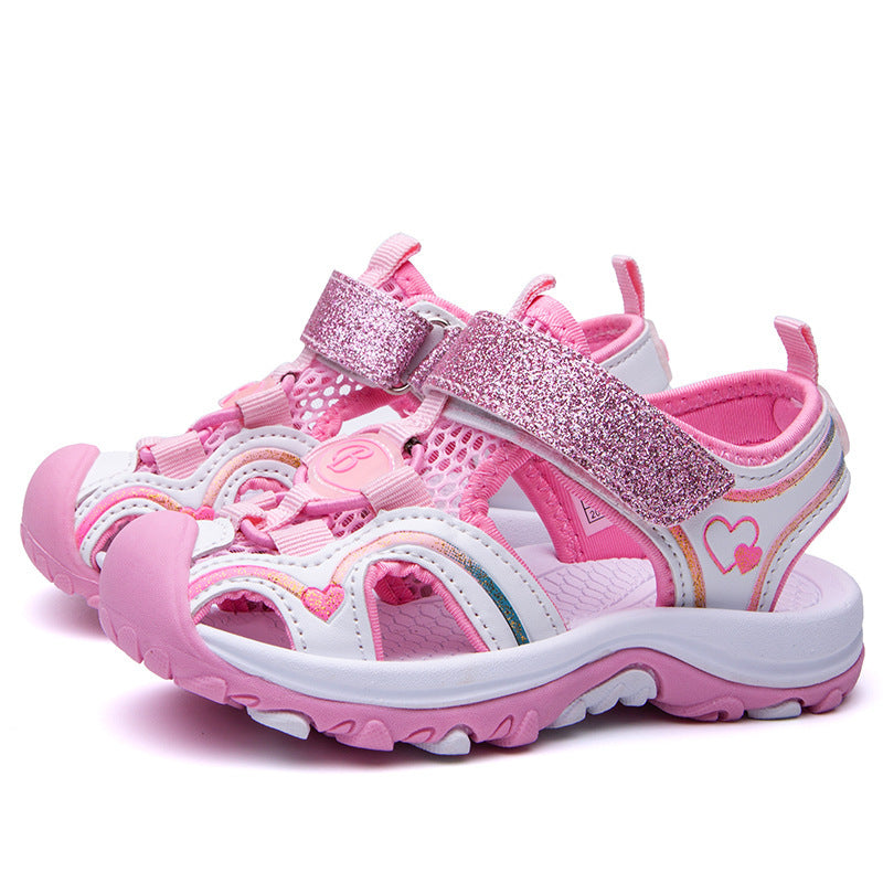 Purple Sandals For Girls Summer Children's Princess