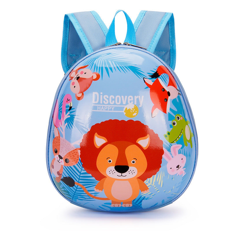 Children's Schoolbag Kindergarten Boys And Girls 3-6 Years Old Baby Small Class Cartoon Cute Princess Lightweight Egg Shell Small Backpack