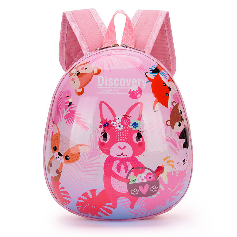 Children's Schoolbag Kindergarten Boys And Girls 3-6 Years Old Baby Small Class Cartoon Cute Princess Lightweight Egg Shell Small Backpack