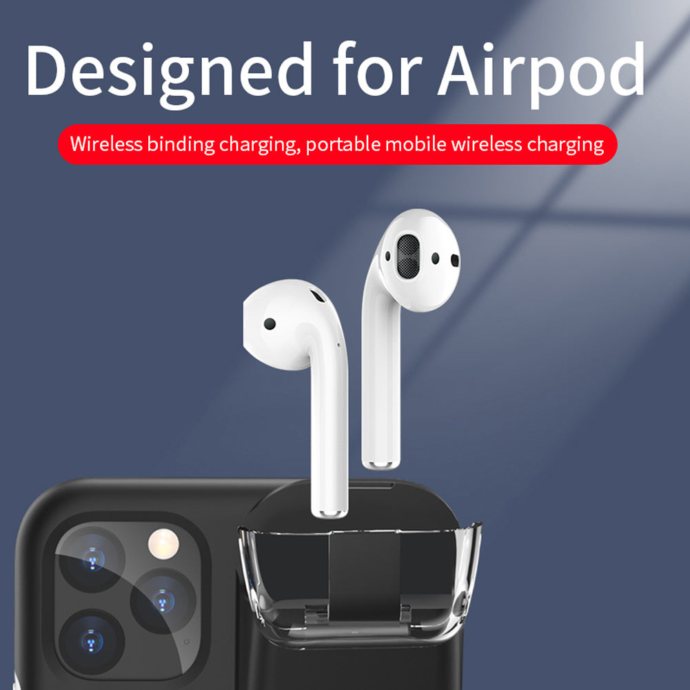 Compatible with Apple, AirPods Charging Case Black Edge Cover For iPhone