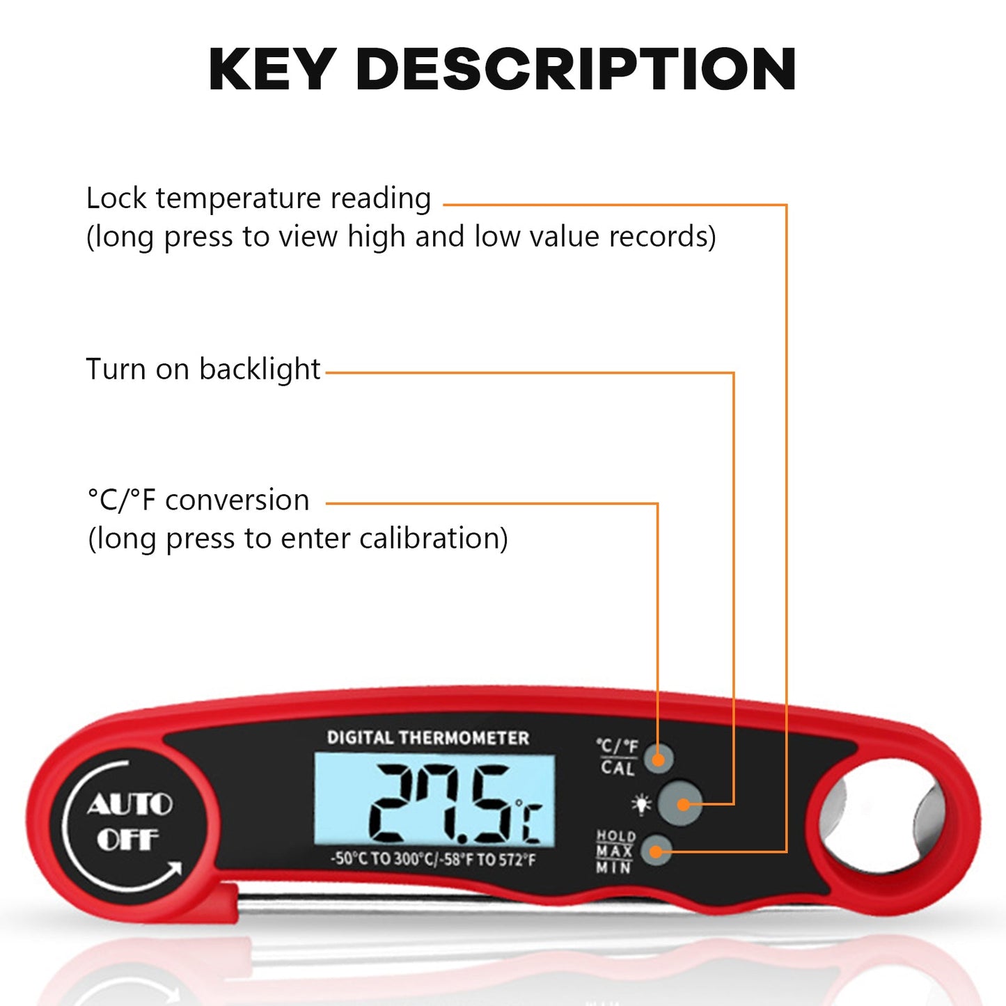 Digital Kitchen Thermometer Food Tools Electronic Cooking Probe BBQ