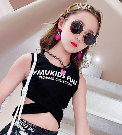 Children's Anti-mosquito  Summer Clothes Foreign Style Big Children Wear Sports Pants