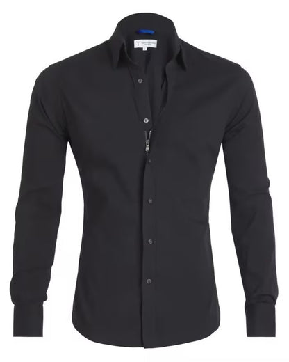 Long Sleeve Zipper Shirt