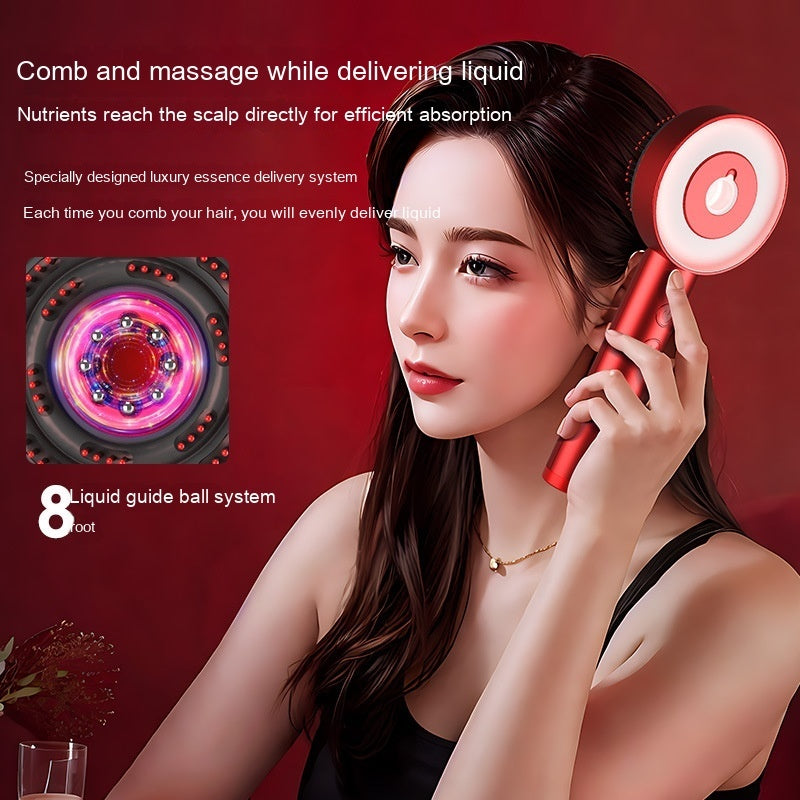 Infrared Comb Scalp Massager          Fluffy  Hair Care And Beauty