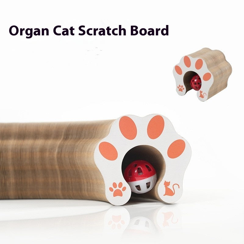 Organ Cat Scratch Board Strong Magnetic Foldable Self-Hi Toy