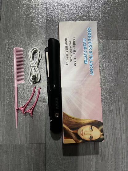 Wireless Rechargeable Hair Straightener