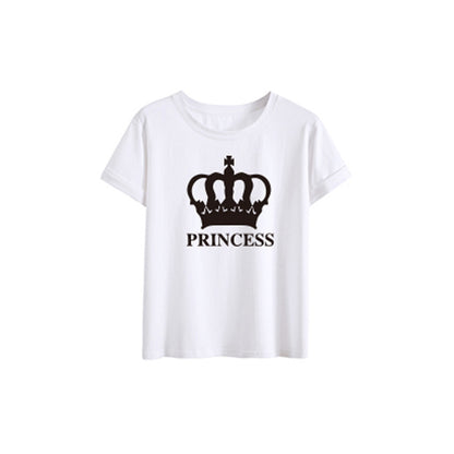 Crown King Family Wear Summer New Short-Sleeved T-Shirt Family Wear