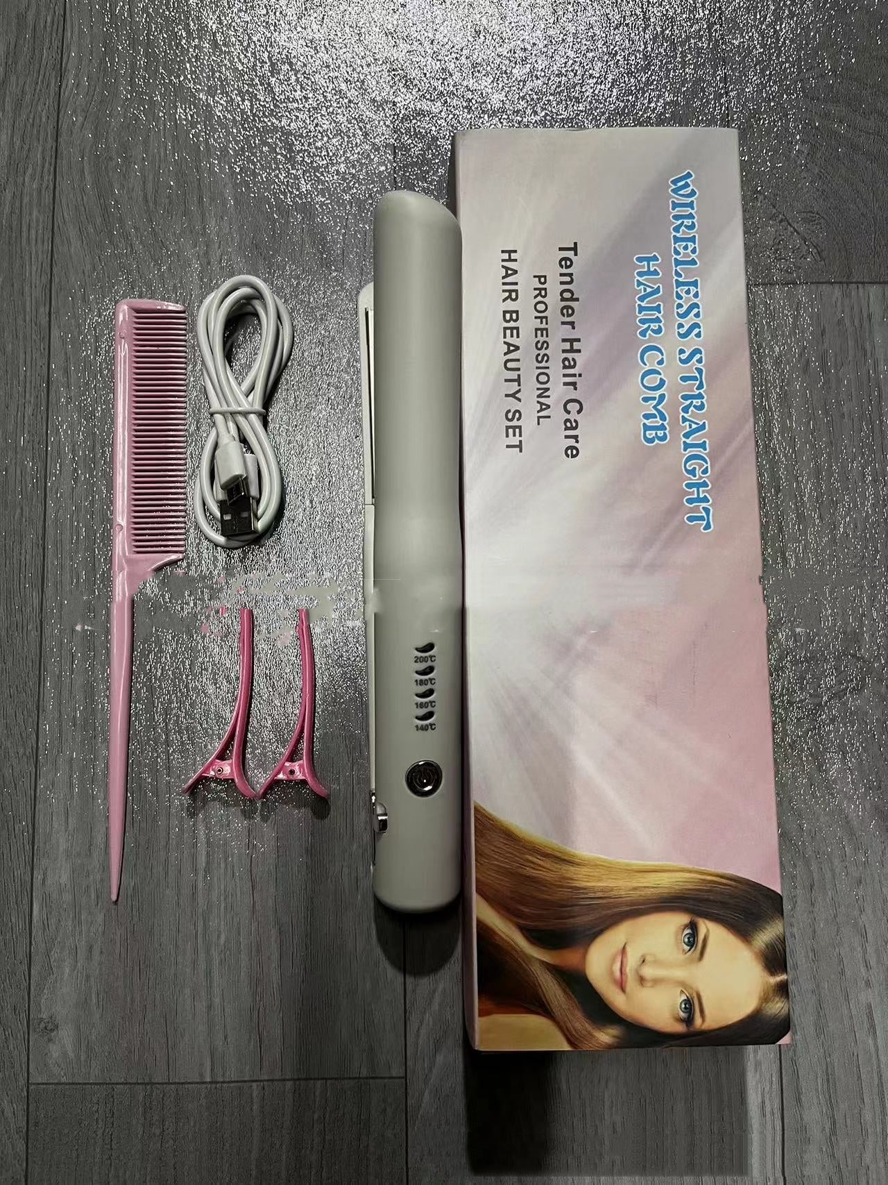 Wireless Rechargeable Hair Straightener