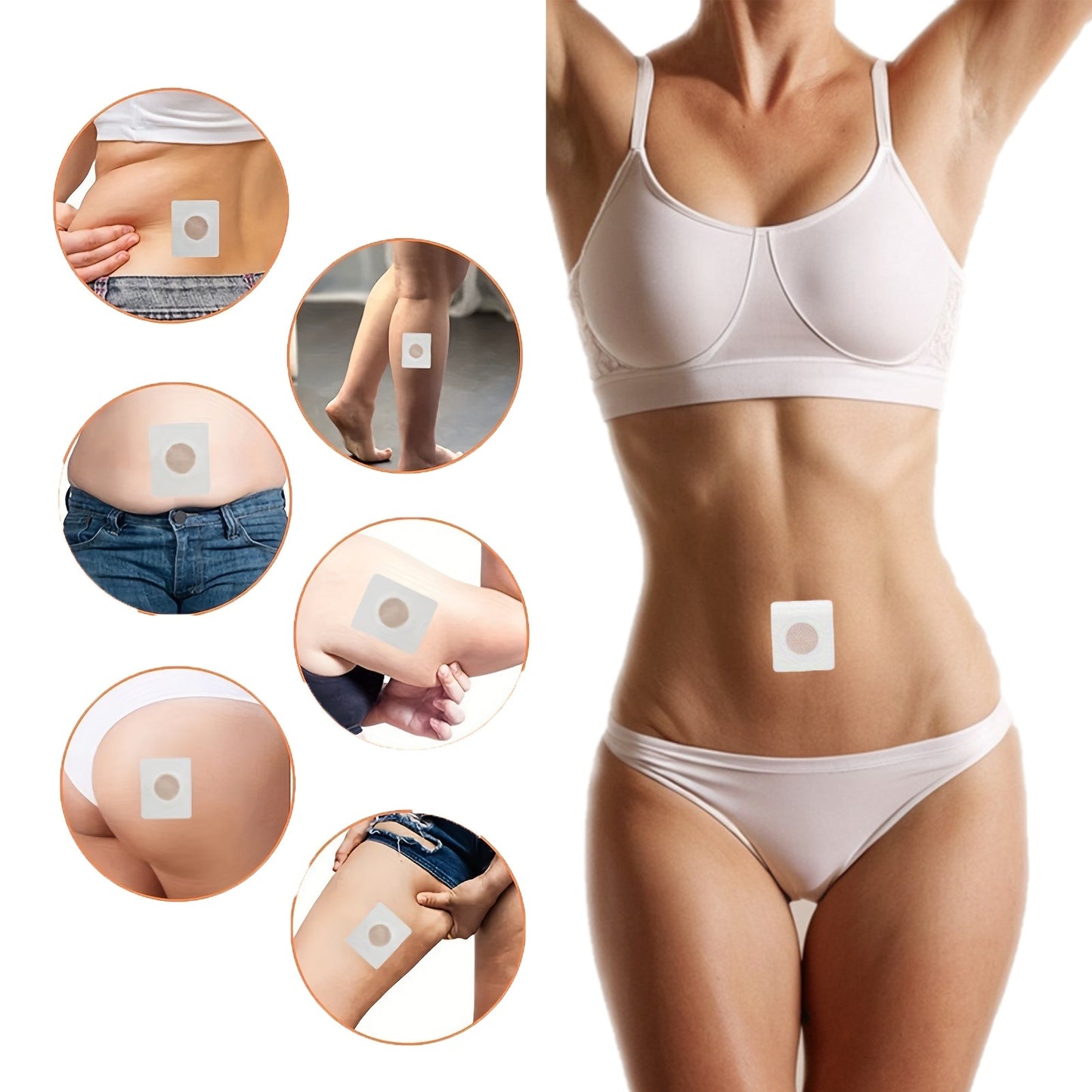 Belly Button Slimming Patch Slimming Patch Abdomen Magnetic Detox Sticker