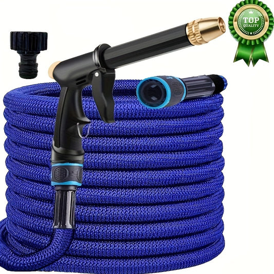 Revamp the product title: 

"Premium Expandable Magic Hose - 30.48 meter Telescopic Car Wash Hose with High-Pressure Water Gun: Ideal for Car and Pet Cleaning, Portable and Durable"