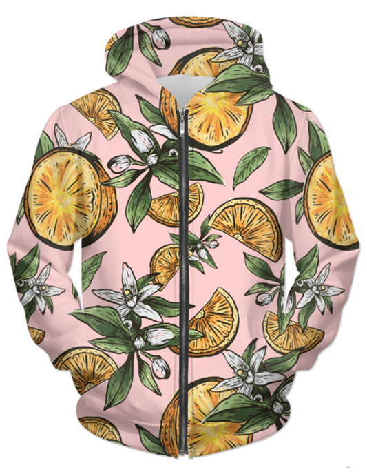 Lemon Thought UNISEX ZIP HOODIE