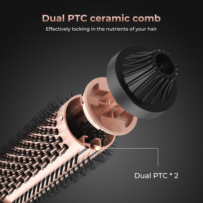 Curling Hair Comb Electric Heating Comb Multifunctional Roll Straight Hair Comb Dual-purpose