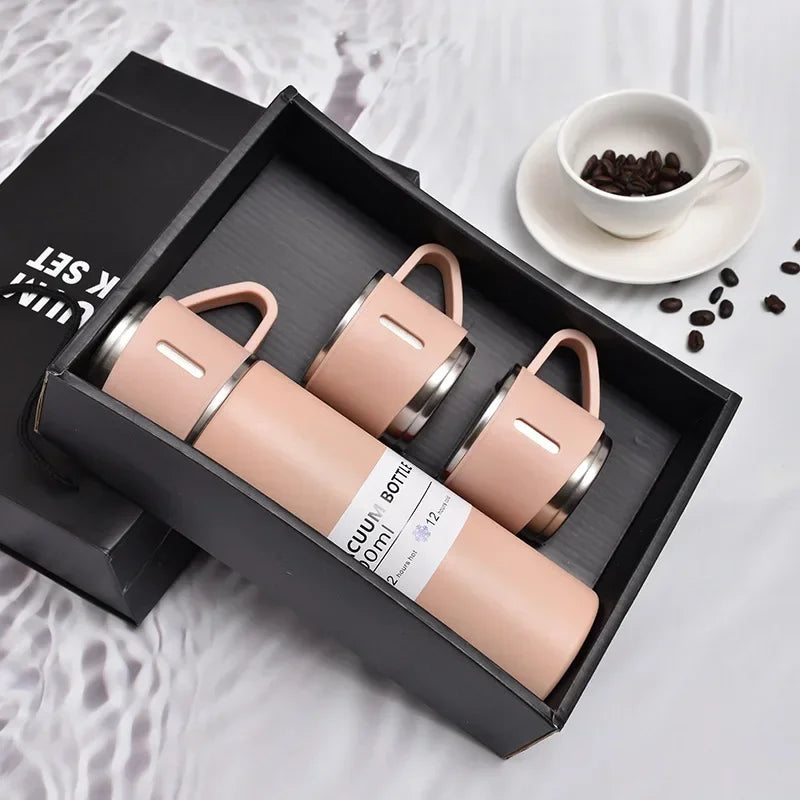 500ML 304 Stainless Steel Vacuum Insulated Bottle Gift Set