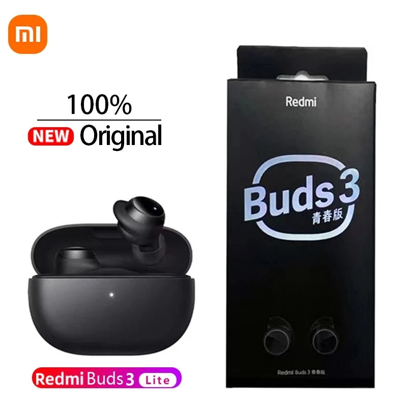 Original Xiaomi Redmi Buds 3 Lite Earbuds TWS Ture Wireless Headphones with Microphone Fone Bluetooth Headphones Buds 3 Headset