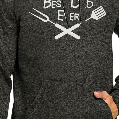 Best Bbq Dad Dark Grey Unisex Hoodie Pullover