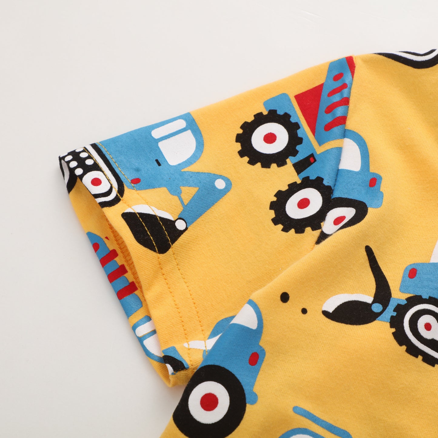 Boys' Creative Cartoon Print Short Sleeves