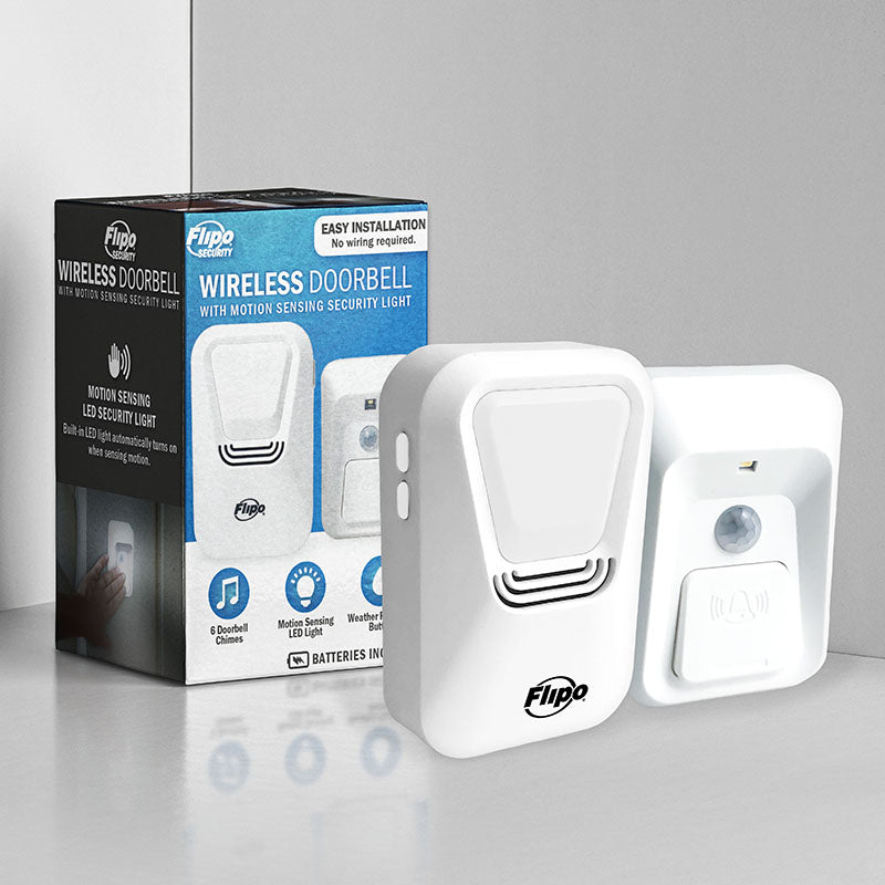 Wireless Doorbell | With Motion Sensing LED Light